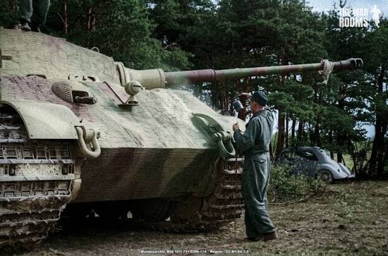 How to camouflage German tanks in Flames of War?