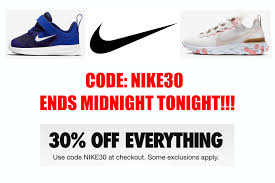 Maybe you would like to learn more about one of these? Nike 30 Off Code Ends Midnight Money Saver Online Facebook