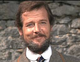 Roger Moore with a beard