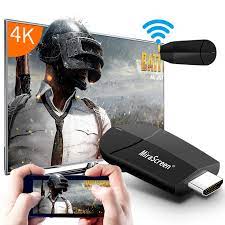 Miracast 4k Tv Stick For Pubg Mobile Games Hdmi Wireless Dlna Airplay Mirror Wifi Display Dongle Receiver For Ios Android Tv Stick Aliexpress