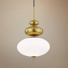 Mitzi Elsie 13 Wide Aged Brass Pendant Light 76k51 Lamps Plus Brass Pendant Light Contemporary Pendant Lights Pendant Light Styles