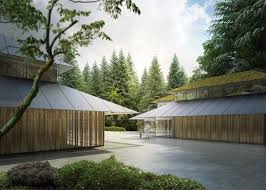 Gallery Kengo Kuma Designs Cultural Village For Portland Japanese Garden 2 Portland Japanese Garden Japanese Garden Landscape Kengo Kuma