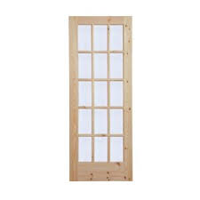 Fully Glazed 15 Lite Knotty Pine Internal Door H 1981mm W 762mmwhite Pine Internal Doors Internal Glazed Doors Internal Doors