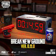 Global Pubg Mobile V0 19 0 Coming Soon Mobile Digital Alarm Clock Digital