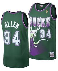Giannis antetokounmpo milwaukee bucks #34 official youth swingman jersey. Mitchell Ness Big Boys Ray Allen Milwaukee Bucks Hardwood Classic Swingman Jersey Reviews Sports Fan Shop By Lids Men Macy S
