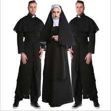 Partnering up with a person or. Thank You Father Adult Nun Adults Only Funny Gag Halloween Costume Halloween Costumes For Men Women Aliexpress