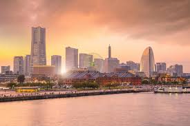 Over 116,698 sunset skyline pictures to choose from, with no signup needed. Yokohama City Skyline At Sunset 1309617 Stock Photo At Vecteezy