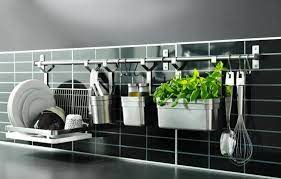 Mobili Da Cucina Ikea Paraschizzi Piastrelle Nere Accessori Parete Stile Eleganza Cucina Ikea Idee Cucina Ikea Organiser Cucina