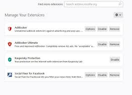 Will Never Use Firefox Again Until It Again Allows All The Add Ons It Disabled Especially Kaspersky Kis Firefox Support Forum Mozilla Support