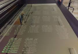 Printing A Seating Chart Onto Mirrors Wedding Weddings