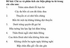 Soạn bài lớp 9 này sẽ giúp các bạn chuẩn bị tốt bài trước khi đến lớp. Chá»‰ Ra Va Phan Tich Cac Biá»‡n Phap Tu Tá»« Trong Cac Cau Sau Ngá»¯ VÄƒn Lá»›p 9 Bai Táº­p Ngá»¯ VÄƒn Lá»›p 9 Giáº£i Bai Táº­p Ngá»¯ VÄƒn