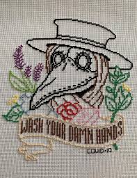 3 free cross stitch patterns are included! Plague Doctor And To Think I Thought I Might Not Finish This Cross Stitch Cross Stitch Funny Cross Stitch Designs