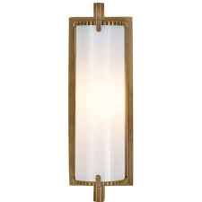 Visual Comfort Tob2184hab Wg Thomas O Brien Calliope Small 1 Light Bathroom Bathroom Lighting White Glass Visual Comfort