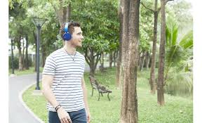 Fit for bass the adjustable headband's structure is optimized for deep bass playback, providing a stable fit to minimize vibration caused by punchy bass notes. Sony Mdr Xb650bt Extra Bass Blue On Ear Bluetooth Headphones At Crutchfield
