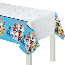 Paw Patrol Adventures Plastic Table Cover 54in X 96in In 2020 Paw Patrol Party Supplies Paw Patrol Birthday Plastic Table Covers