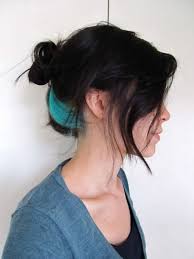 Turquoise Streak Project Tumblr Awesome Color Hair Color Streaks Turquoise Hair Underlights Hair