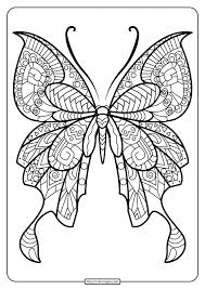 Each printable highlights a word that starts. Printable Butterfly Mandala Pdf Coloring Pages 44