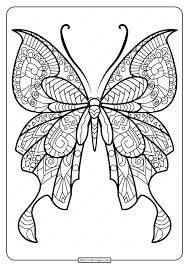 Each printable highlights a word that starts. Printable Butterfly Mandala Pdf Coloring Pages 44