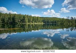 Belarus natural history and wildlife. Glubelka Lakes Myadel Image Photo Free Trial Bigstock
