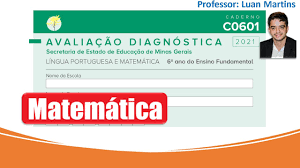 Atividades de perímetro e área utilizando malha quadriculada. Matematica Avaliacao Diagnostica 2021 Correcao Da Avaliacao Diagnostica 6 Ano Sexto Ano Youtube