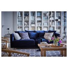 Lindome Sofa Djuparp Dark Green Blue Ikea Blue Sofas Living Room Blue Sofa Living Ikea Stockholm