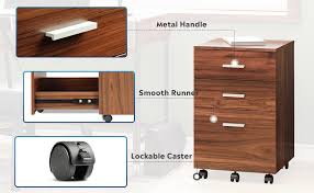 Maybe you would like to learn more about one of these? Amazon Com Devaise 3 Drawer Mobile File Cabinet Wood Filing Cabinet Fits A4 Or Letter Size For Home Office Walnut Office Products