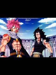 Grand Magic Games Arc Natsu And Gajeel Looking Badass Fairy Tail Anime Natsu Fairy Tail Anime Fairy Tail Dragon Slayer