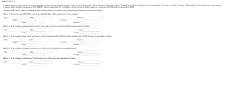 Journal entries use debits and credits to record the changes of the accounting equation in the general journal. Prepare General Journal Entries To Record These Chegg Com