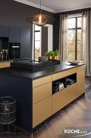 offene wohnkuche design kuche in schwarz seidenmatt kuche schwarz kuchen design kuche konfigurieren