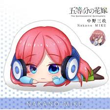 五等分の花嫁 中野三玖 クッション ぬいぐるみ まくら 花嫁 イラスト 花嫁 かわいい 五等分の花嫁 五月