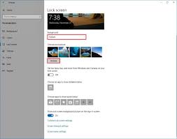 How to change desktop background windows 10 step 4. How To Customize The Lock Screen On Windows 10 Windows Central