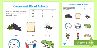 Blends worksheets for grade 1 first you can type. Consonant Blends Exercises Teaching Resources
