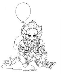 Baby Pennywise Lineart By Jadedragonne Disney Coloring Pages Fairy Coloring Pages Coloring Pages