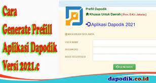 Generate prefill merupakan data sekolah hasil sinkronisasi terakhir. Cara Generate Prefill Aplikasi Dapodik Versi 2021 C Dapodik Co Id