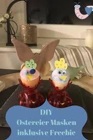 Diy Ostereier Masken Inklusive Vorlage Zum Ausdrucken Ostergeschenke Basteln Ostern Basteln Mit Kindern Und Ostern
