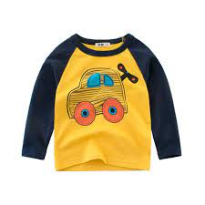 Dessin model des garçon avec des vêtement cool : Generic Mode Printemps Vetements Pour Enfants T Shirt Pour Garcons Avec Coton Enfant A Manches Longues Garcon T Shirt Dessin Anime Bebe Mere Enfants Vetements Hidden Blue Yellow Prix Pas Cher Jumia Sn
