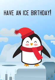 The 8 penguins of happy hanukkah card (5 x 7). Penguin Printable Birthday Cards Printbirthday Cards
