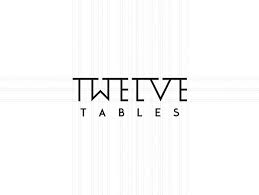 Twelve Tables Brand Identity On Behance Twelve Tables Brand Identity Table