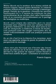 Une alimentation équilibrée signifie qu'elle comporte les différents nutriments essentiels à notre corps. En Un Clin D Oeil Amazon De Walter Murch Fremdsprachige Bucher