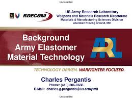 Background Army Elastomer Material Technology Ppt Download