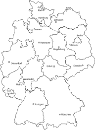Yazar simülasyontürk may 23, 2018. Deutschlandkarte Almanya Haritasi Vektor Bedava Vektor