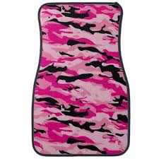 Pink Camo Custom Car Floor Mat Zazzle Com Custom Car Floor Mats Pink Camo Car Floor Mats