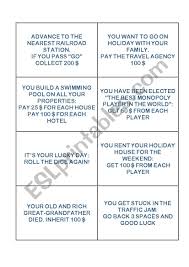 The remarkable details about vintage monopoly chance and community chest in monopoly chance cards template photo below, is segment of … Monopoly Cards Chance And Community Chest Esl Worksheet By Luciasuardi