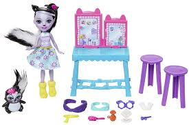 Enchantimals Dolls Sage Skunk Caper Rocking Horse Toy Christmas Tree Inspiration American Girl Furniture