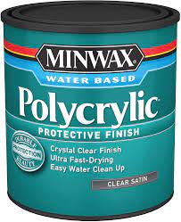 Maybe you would like to learn more about one of these? Minwax 63333444 Polycrylic Protective Finish Water Based 1 Quart Satin Minwax Polycrylic Protective Finish Amazon Com