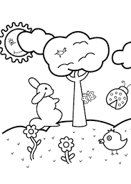 Free coloring pages / seasons / spring; Spring Coloring Pages Rabbit For Kids Seasons Coloring Pages Printable Free Coloing 4kids Com