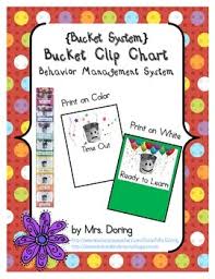 Bucket Clip Chart Behavior Management English