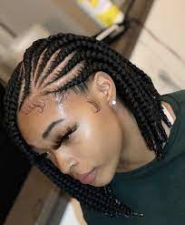 Something Different Love These Braided Bobs By Mo Uniquestyles Would Y African Hair Braiding Styles Latest Braided Hairstyles Braids Hairstyles Pictures