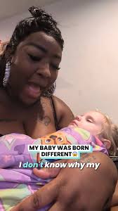 The internet has been left confused as to why her baby looks different😱