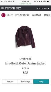 Liverpool Bradford Moto Denim Jacket Stitch Fix Stitch Fix Fall Faux Leather Moto Jacket